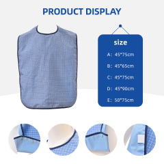 Women's Sleeveless Fashionable Adult Apron Wholesale Reusable Waterproof Clothing Protector Washable Bib with Printed Design