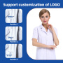Wholesale Women's Professional White Short Sleeve Nurse Gown Hospital Uniforms 65% Poly/Cotton OEM Service