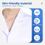 Wholesale Women's Professional White Short Sleeve Nurse Gown Hospital Uniforms 65% Poly/Cotton OEM Service