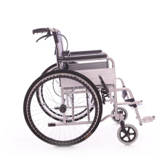Fauteuil roulant manuel léger de haute qualité portable pliant main pousser adulte handicapé personne âgée utilisateur à l'extérieur du fauteuil roulant