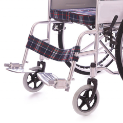 Fauteuil roulant manuel léger de haute qualité portable pliant main pousser adulte handicapé personne âgée utilisateur à l'extérieur du fauteuil roulant