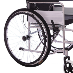 Silla de ruedas manual ligera de alta calidad, portátil, plegable, manual, para adultos discapacitados, ancianos, usuario doméstico, silla de ruedas exterior