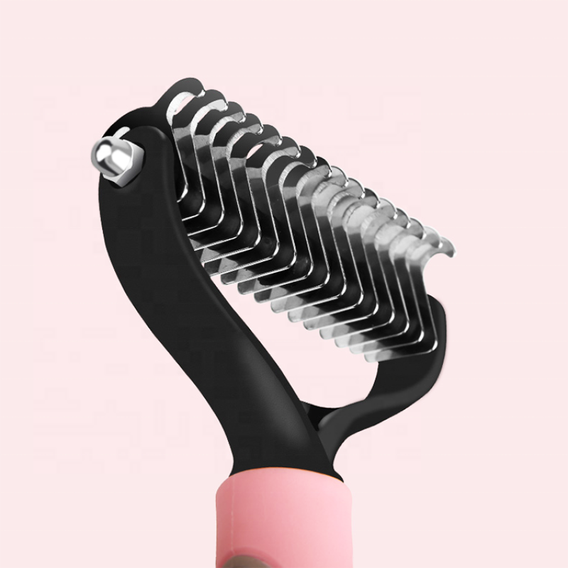 Grooming Self Cleaning Slicker magic pet brush slicker brush Stainless steel silicone pet hair remover dog brush grooming