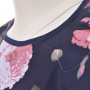 Floral Pattern Senior Men and Women Bibs for Eating  - Reusable Clothing Protector AB-228-A