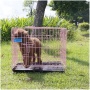 Wholesale Factory Foldable Collapsible Wired Metal Stacked Anima Cages Steel Wire Metal Dog Crate Pet Cages