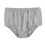 Wholesale Men Patient Care Underwear Reusable Fully Open Briefs On Both Sides Incontinence Cotton Brief