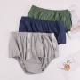 Wholesale Men Patient Care Underwear Reusable Fully Open Briefs On Both Sides Incontinence Cotton Brief