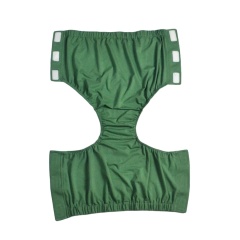 Ropa interior reutilizable para hombres, completamente abierta por ambos lados, para incontinencia, de algodón, venta al por mayor
