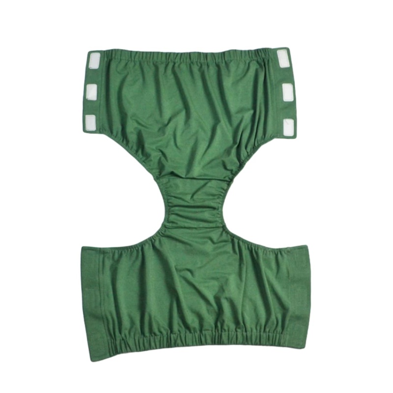 Wholesale Men Patient Care Underwear Reusable Fully Open Briefs On Both Sides Incontinence Cotton Brief