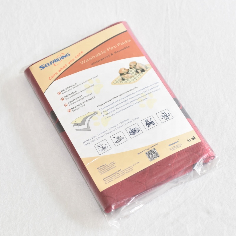 4 layers waterproof dog training pads dog mat pee pads for dogs cats rabbits pets