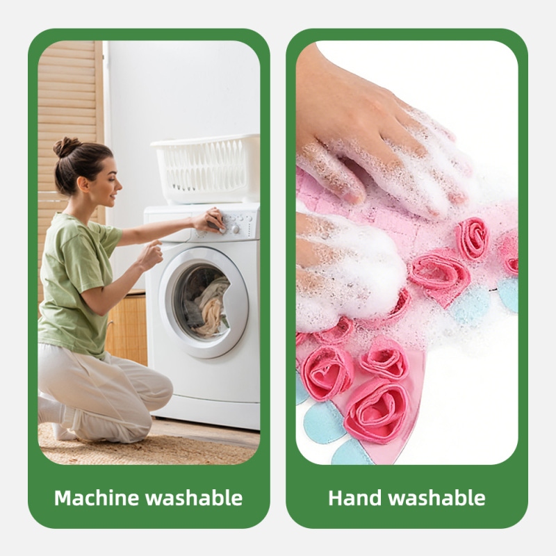 Wholesale Pet Product Slow Feeding Flowers Snuffle Mat Food Hiding Dog Mat Dog Sniffing Interactive Feeding Game Boredom