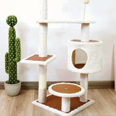 Árbol de gato de muebles de escalada de actividad moderna de varios niveles al por mayor