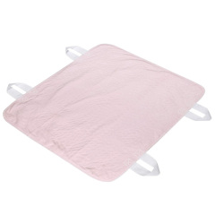 Cama de incontinencia reutilizable lavable de 4 capas debajo de las almohadillas almohadilla de cama de posicionamiento de ayuda al paciente con 4 asas reforzadas