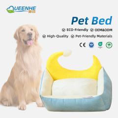 Wholesale Solid Foam Anti-Anxiety Washable Calming Dog Sofa Pet Bed Durable Plush Breathable Sleep Puppy Bed