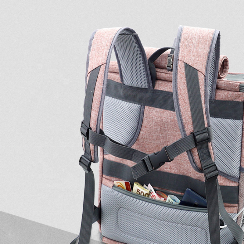 Safety Collapsible Pet Carrier Backpack  for Small Cats Dogs