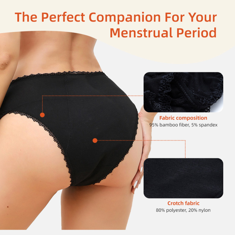 Culottes menstruelles réutilisables Aidingcare pour femmes, idéales pour le sport