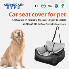 Wholesale Waterproof Scratchproof Durable Oxford Dog Hammock with Big Mesh Window 4-in-1 Dog Car Seat Cover Non-Slip for Cats
