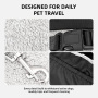Wholesale Waterproof Scratchproof Durable Oxford Dog Hammock with Big Mesh Window 4-in-1 Dog Car Seat Cover Non-Slip for Cats