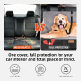 Wholesale Waterproof Scratchproof Durable Oxford Dog Hammock with Big Mesh Window 4-in-1 Dog Car Seat Cover Non-Slip for Cats