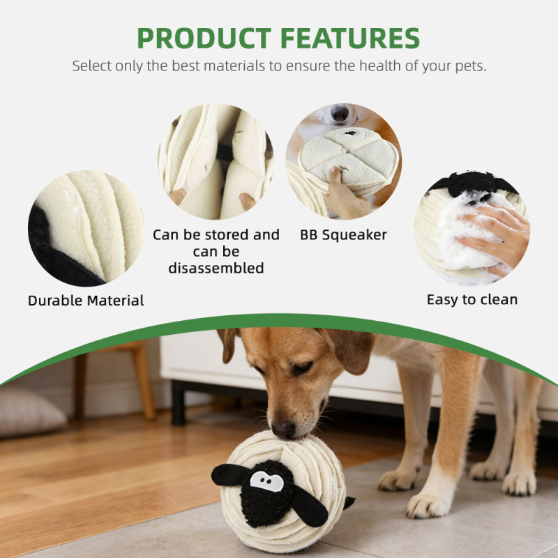 Wholesale Durable Shaker Fleece Modern Dog Snuffle Mat Washable Recyclable Eco-Friendly Garden-Design Puzzle Toy for Dogs
