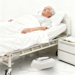 Urinario portátil de polipropileno translúcido Aidingcare con medición de capacidad transparente, ecológico y portátil para personas en cama y viajeros.