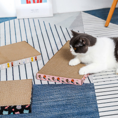 Cartón rascador de gato de doble cara al por mayor para gatos de interior