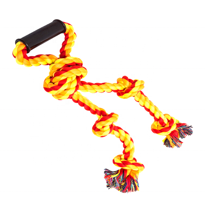 Hot Sales Wholesaler Dog Toy Durable Braided Bone bites knot rope chew toy for dogs