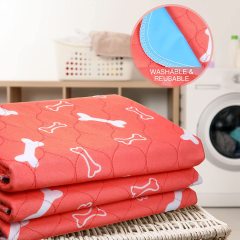 Hot Sale Super Absorption 3-Layer Pet Pee Pads Free Sample Reusable Puppy Training Pads For Dogs
