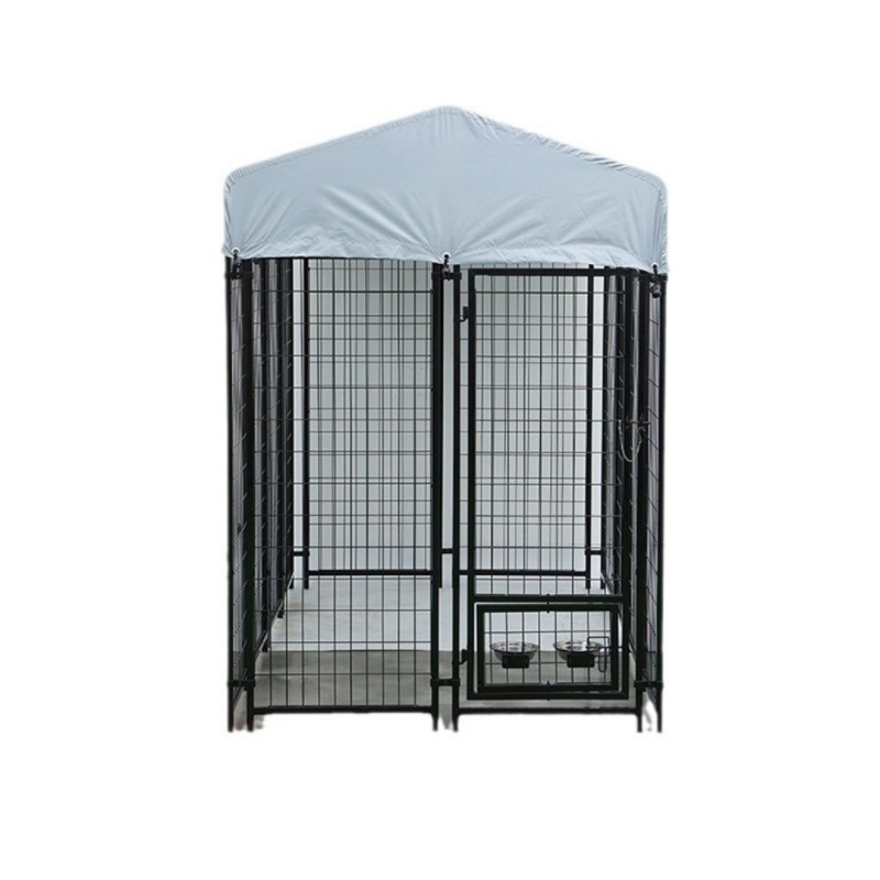 Wholesale Pet Playpen Welded Wire Pet Enclosure Heavy Duty Outdoor Pet Dog Fence With Waterproof Cover
