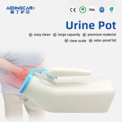 Wholesale Simple Eco-Friendly Male Portable Home Care Urinal Chamber Pot with Lid 1000mL