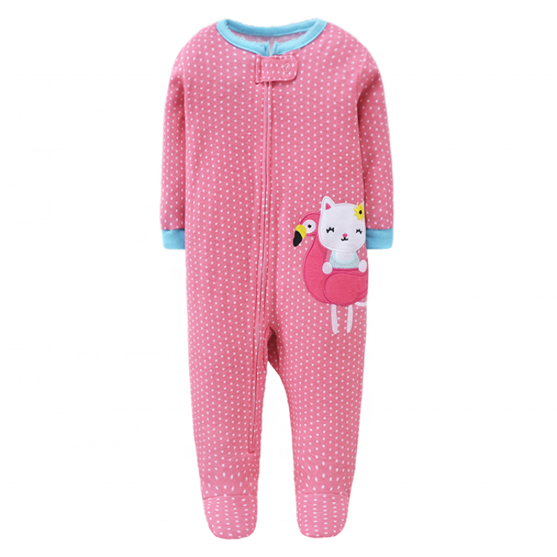Hot sale factory price cotton breathable baby long sleeve clothes romper bodysuit