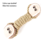 Cotton Rope Mixed Dog Toy Rubber Bones,Puppy Teething Toys, Durable Pet Puppy Dog Chew Toys