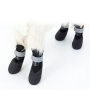 Dog Boots Paw Protectors Reflective Strips Rugged Anti-Slip Sole Dog Shoes