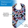 3 Pack Adult Bib Washable Waterproof Custom Personalized Incontinence  Adult Hospital Reusable Absorbent Bibs