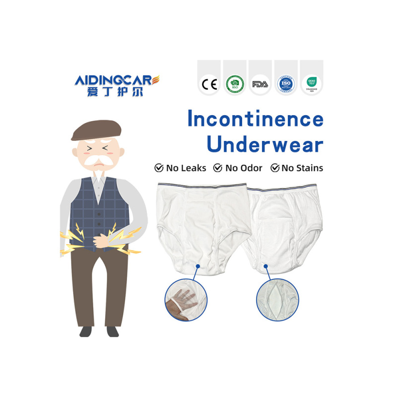 Men's Underwear for Incontinence - Eco-Friendly, High Absorbency, Always Dry