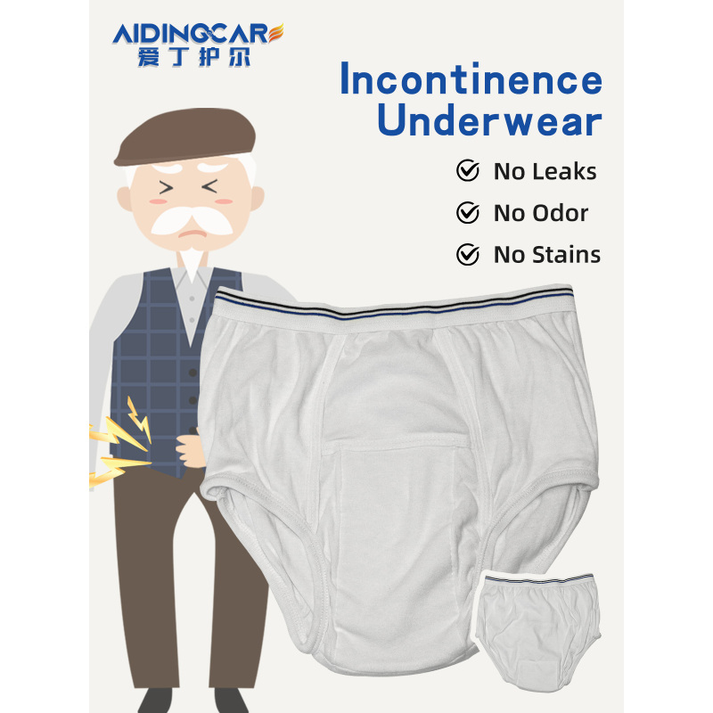 Men's Underwear for Incontinence - Eco-Friendly, High Absorbency, Always Dry