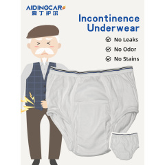 Ropa interior masculina para la incontinencia: ecológica, de alta absorción y siempre seca.