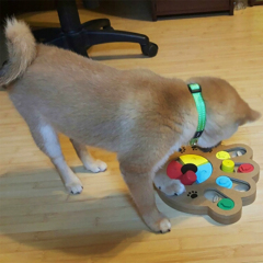 Venta al por mayor Dog Treat Puzzle Slow Feeder Toys Juguetes interactivos para perros para entrenamiento IQ y estimulación mental