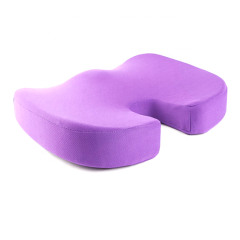Cojín de asiento Premium Comfort Cojín ortopédico 100% de espuma viscoelástica para el coxis para el dolor de espalda