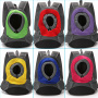 Pet Carrier Front Bag Breathable Head Out Design and Double Mesh Padded Shoulder for Outdoor Travel Hiking