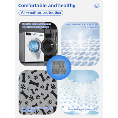 Оптовая продажа ультраабсорбирующих экологически чистых ПВХ-пеленок для собак, многоразовых, моющихся, с принтом, водонепроницаемых, для ежедневного использования.