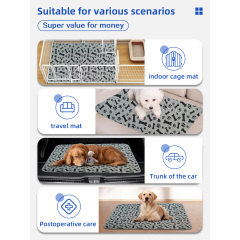 Оптовая продажа ультраабсорбирующих экологически чистых ПВХ-пеленок для собак, многоразовых, моющихся, с принтом, водонепроницаемых, для ежедневного использования.