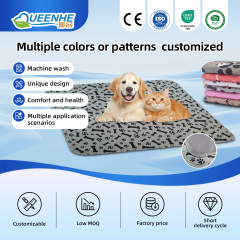 Оптовая продажа ультраабсорбирующих экологически чистых ПВХ-пеленок для собак, многоразовых, моющихся, с принтом, водонепроницаемых, для ежедневного использования.