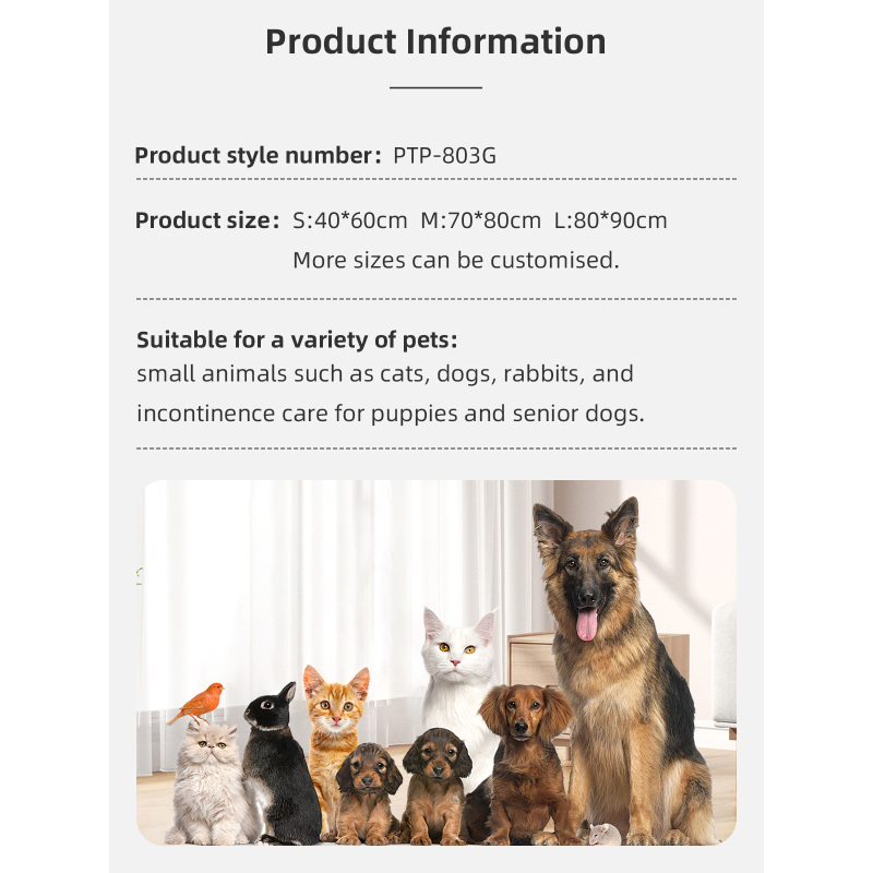 Wholesale Ultra Absorbent Eco-Friendly PVC Dog Pee Pad Reusable Washable Printed Training Pads Waterproof Everyday Use for Dogs