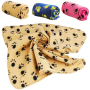 Soft Warm Blanket Pets Cute paw prints pet blanket Multiple Color Throw Puppy Cat Blanket