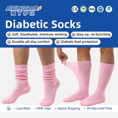 Medical Grade Diabetic Socks Non Irritating Smooth Fabric