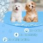 Wholesale Washable Dog Cooling Mat Ice Silk Cooling Mat   Pet Self  Dog Cooling Pad for Indoor & Outdoor Car Seats