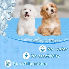 Colchoneta refrigerante lavable para perros (venta al por mayor), colchoneta refrigerante de seda de hielo, almohadilla refrigerante para mascotas para asientos de coche en interiores y exteriores