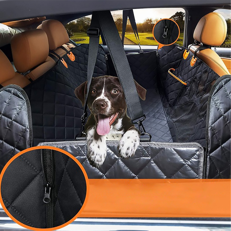 Hot Sale  Scratchproof Nonslip Car Pet Seat Cover 100% Waterproof Dog Car Seat Cover for Back Seat