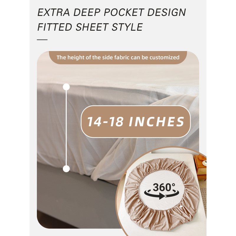 Waterproof Breathable Washable Hypoallergenic Vinyl Free Noiseless Bed Cover for Pets Kids Adults